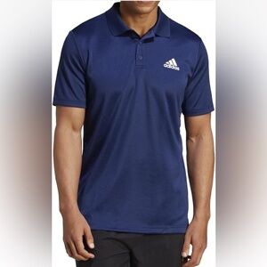 Adidas Blue Performance Polo Shirt